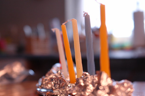 aluminum foil Menorah
